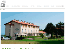 Tablet Screenshot of hotelnicols.com